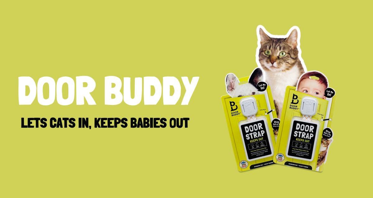 Door Buddy Lets Cats In and Keeps Babies Out