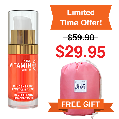 Vitamin C Serum & Free Limited Edition Cosmetic Bag