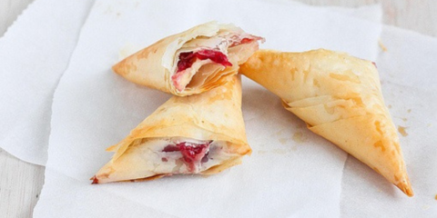  Brie & Cranberry Phyllo Turnovers