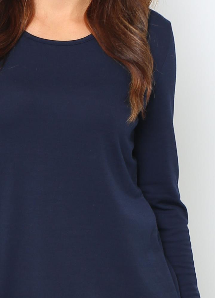 Basic Fleece Lined in Navy