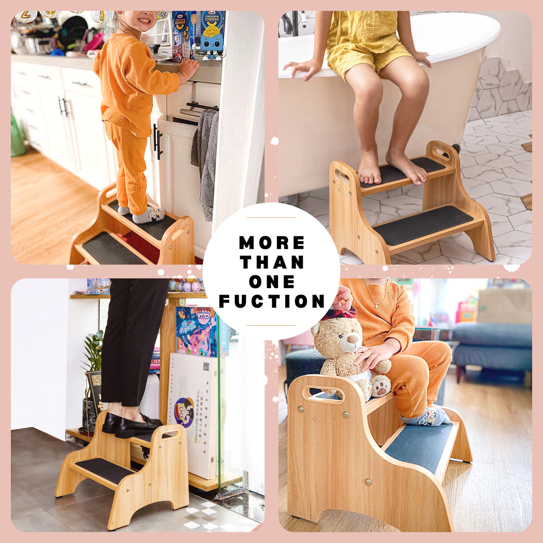 Kids step stool online with handles