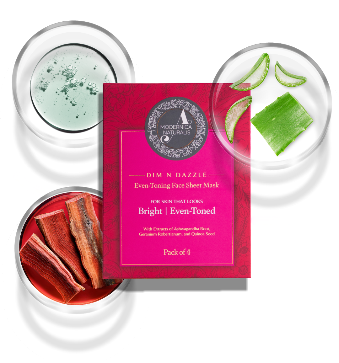 Dim N Dazzle Sheet Mask | The Ayurveda Experience