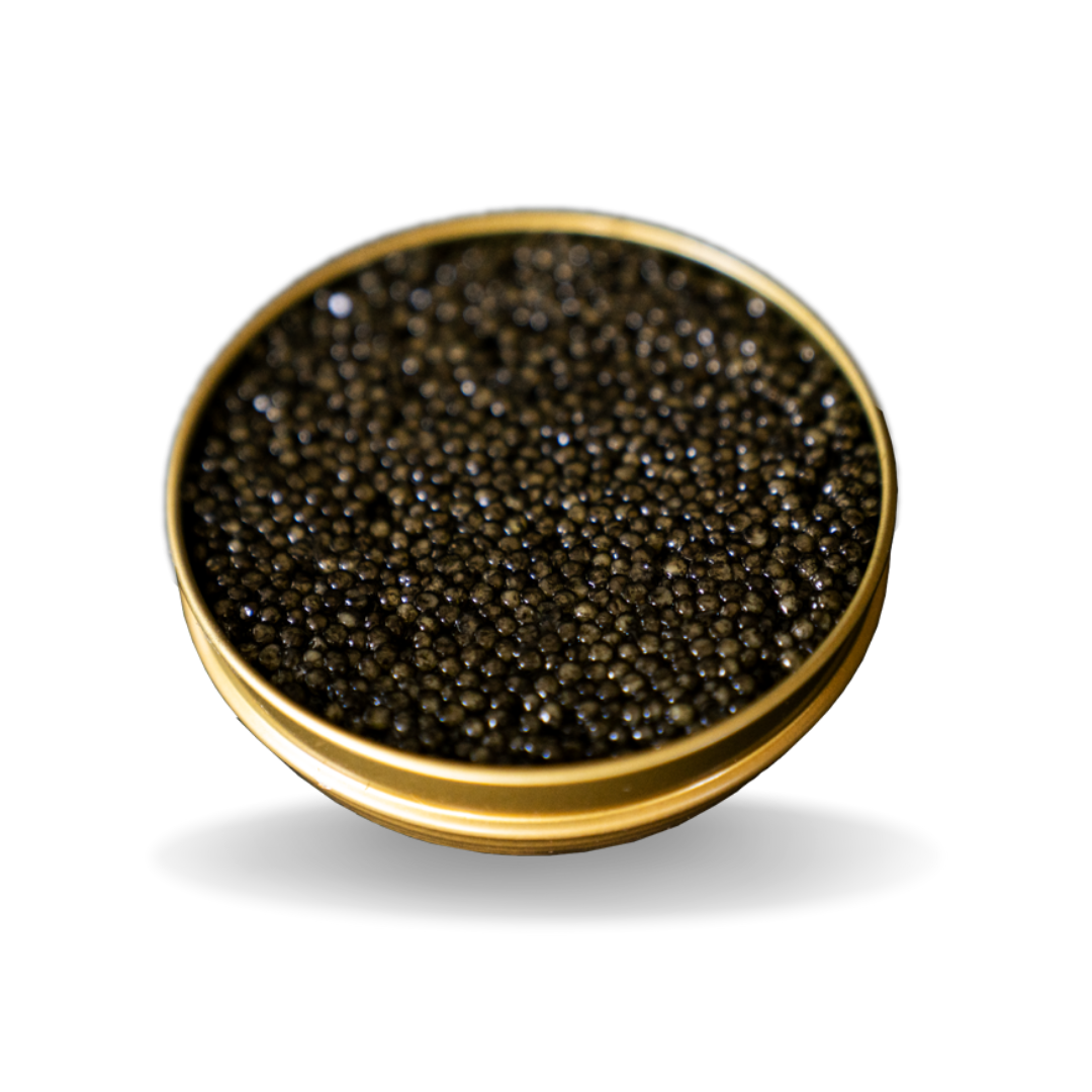Sterling Caviar in an opened tin