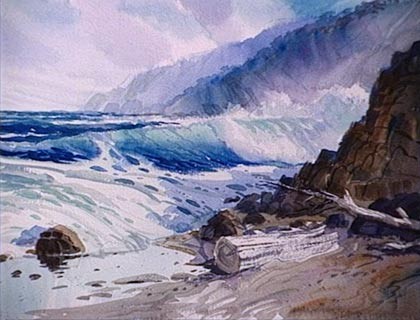 Paint Sea, Shoreline in Watercolor, Special Effects (Book - Digital) – E.  John Robinson © Official Site