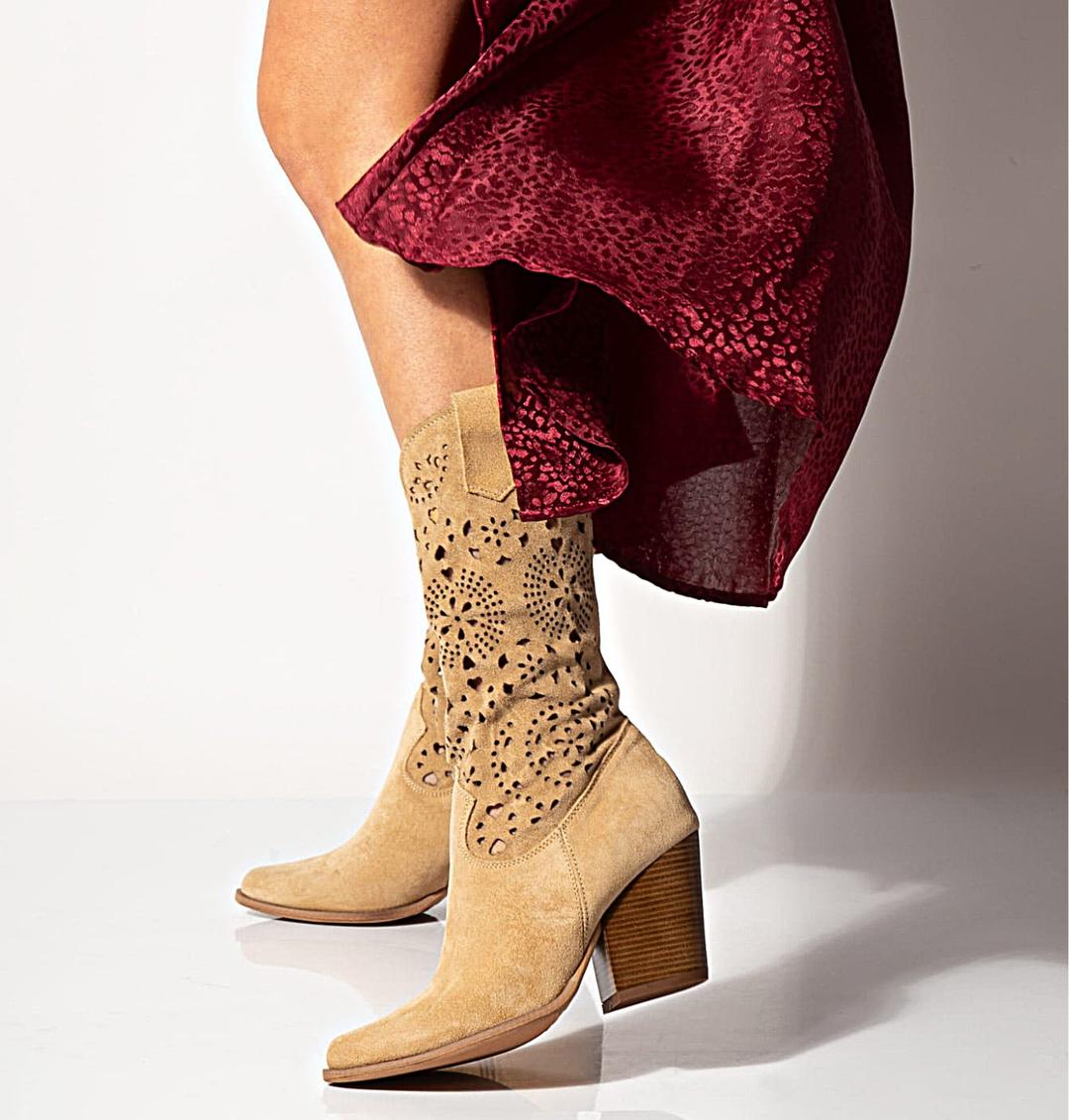 Tatiana - Womens western boots - Reindeer Leather