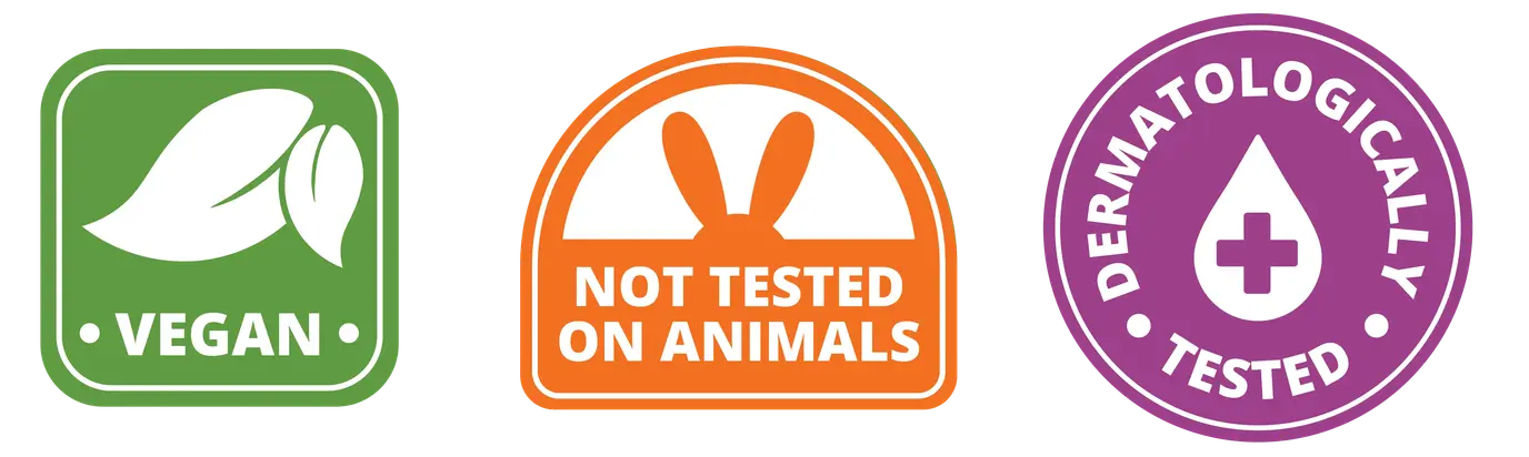 VEGAN | Not tested on animals | no harmful chemicals | non-toxic | 30 days money-back guarantee | free shipping