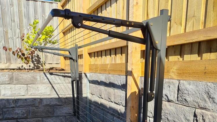 Step-by-Step Instructions for Installing a Ground Mount Kit: Attach the Clothesline