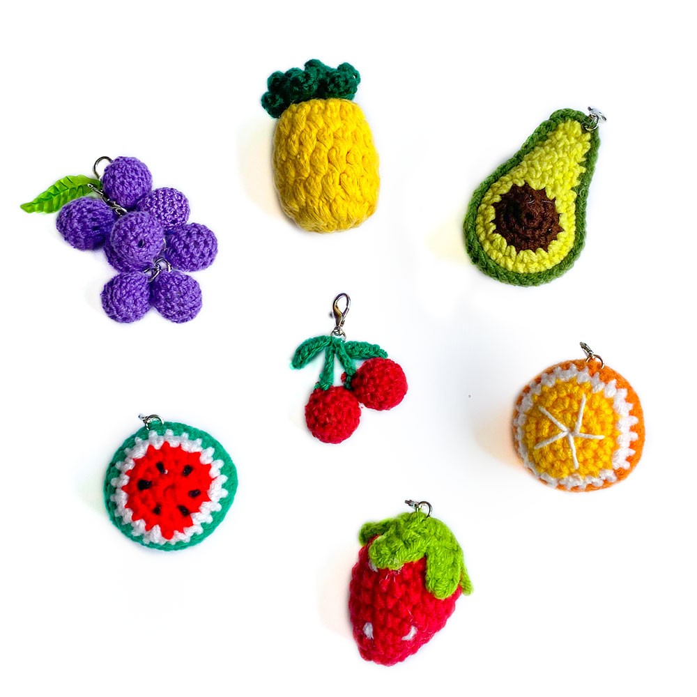 Knitted Fruit Zipbits
