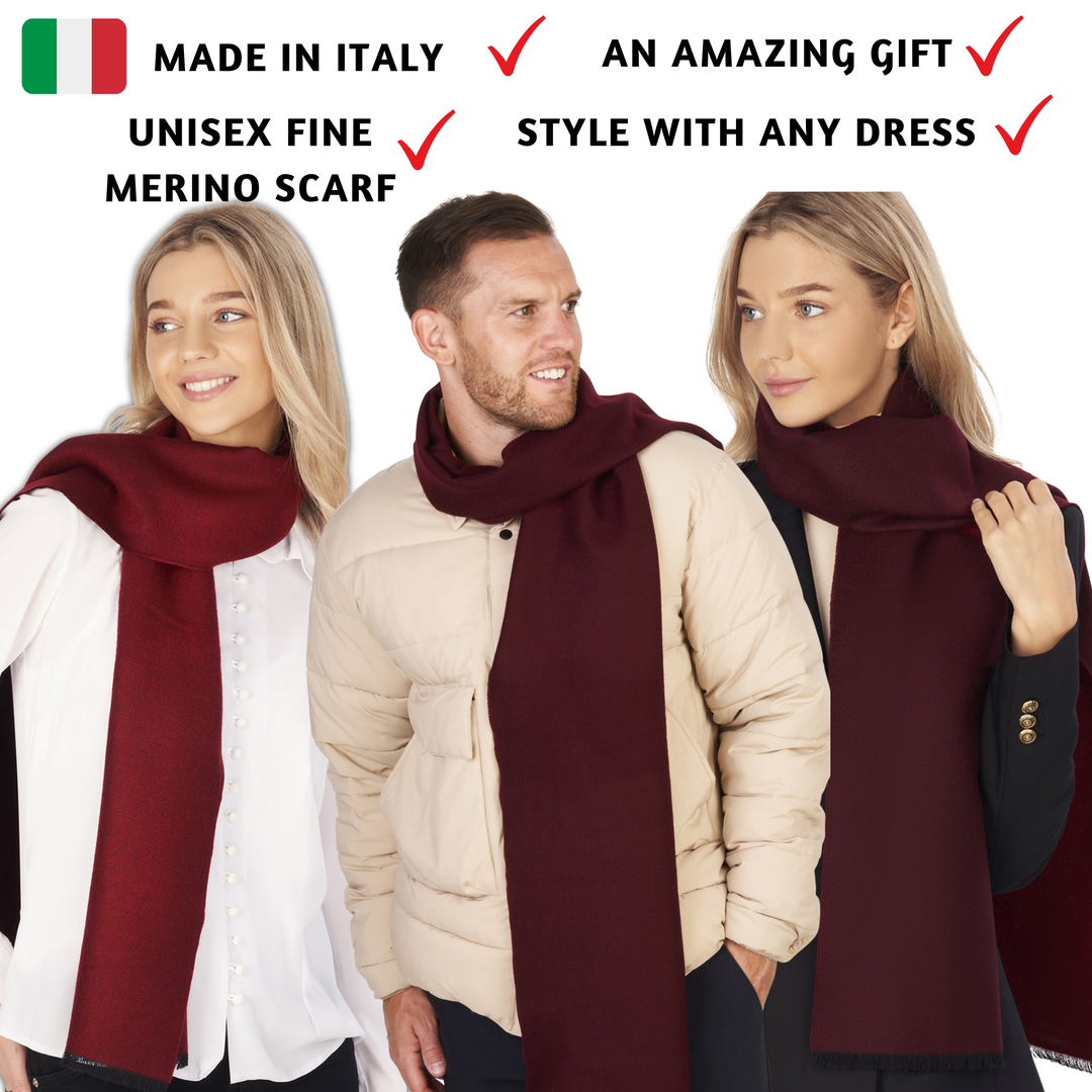 merino wool scarf for men and women