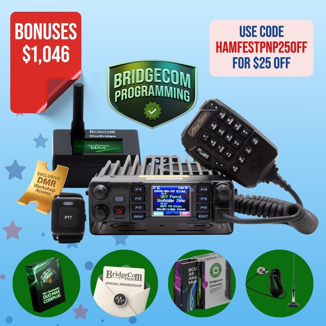 AnyTone AT-D578UVIII Mobile Plug and Play Package