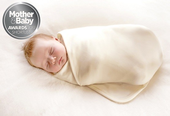 Soft merino baby blanket for newborn and for baby swaddling
