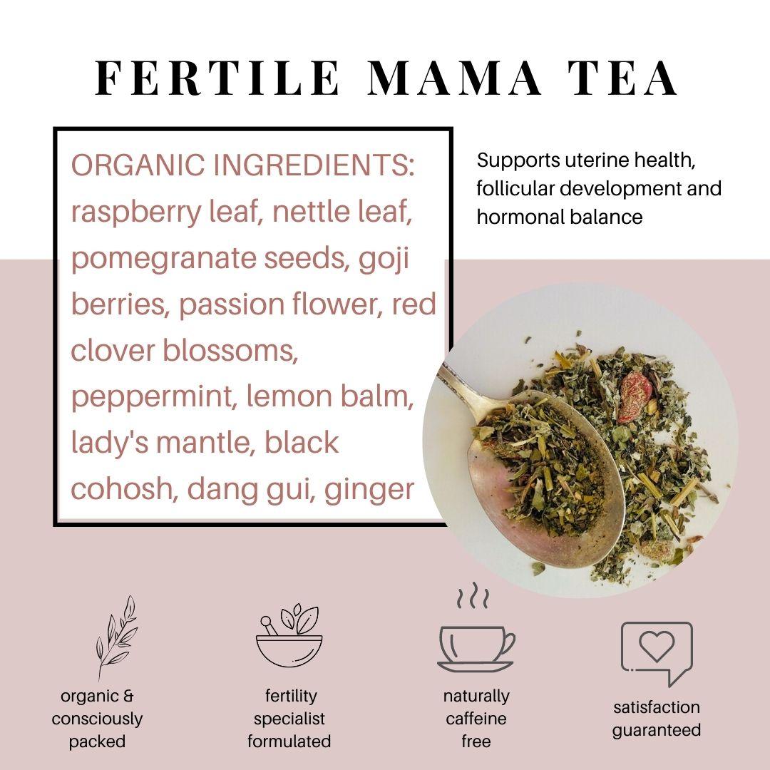 Fertile Mama Tea 2 oz: Herbal Blend to Support Follicular Development