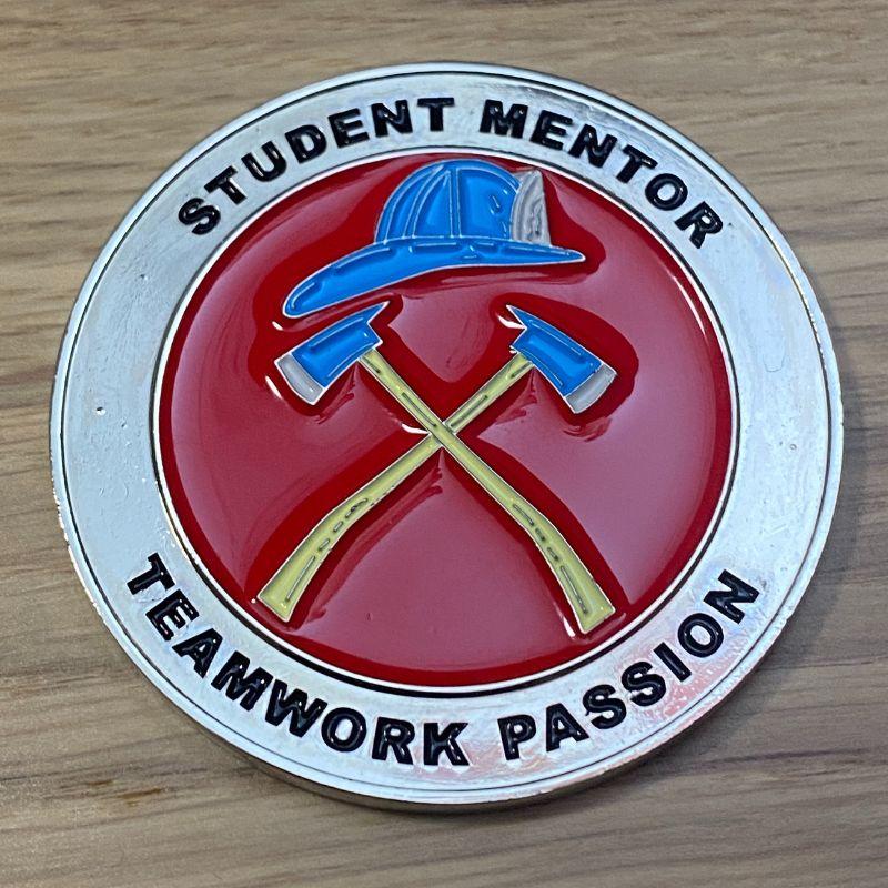 Student Mentor Fire School coin photo