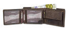 Tillberg - Mens handmade bifold leather wallet - Reindeer Leather