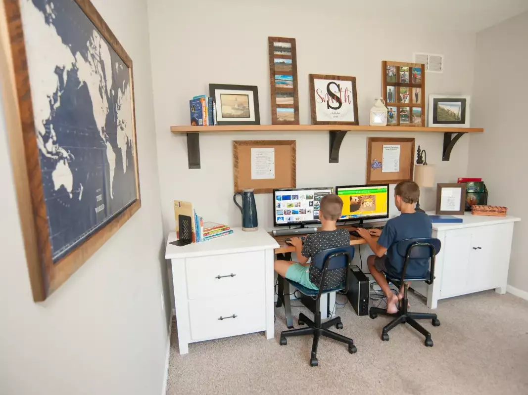 custom walnut desk