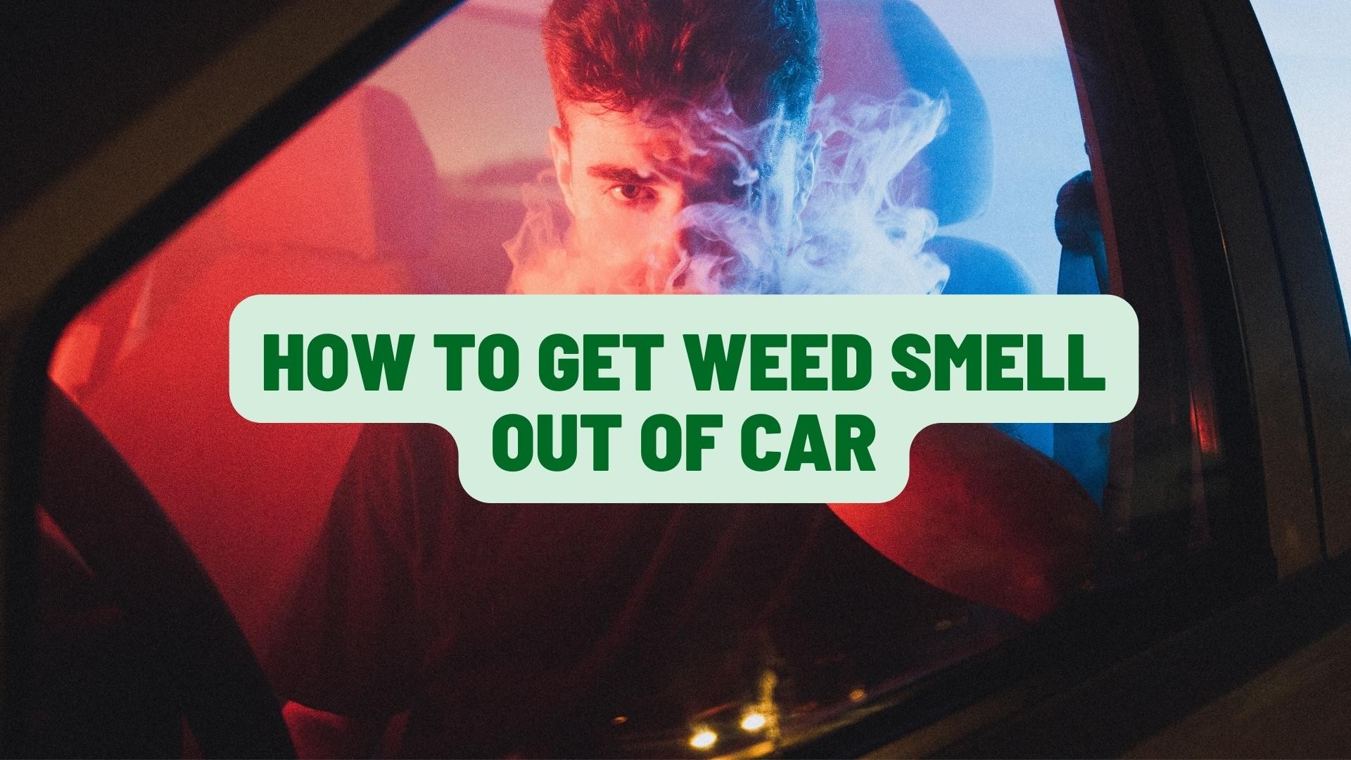 How to Get Weed Smell Out of a Car
