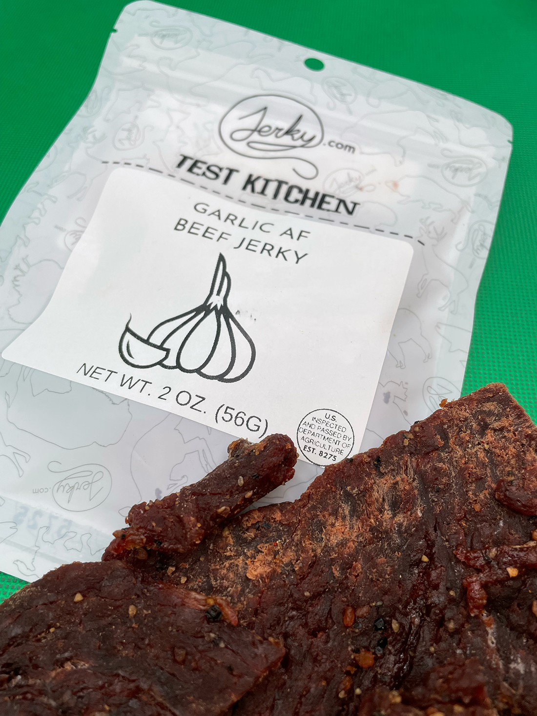 Test Kitchen Batch #38 - Garlic AF Beef Jerky 2oz