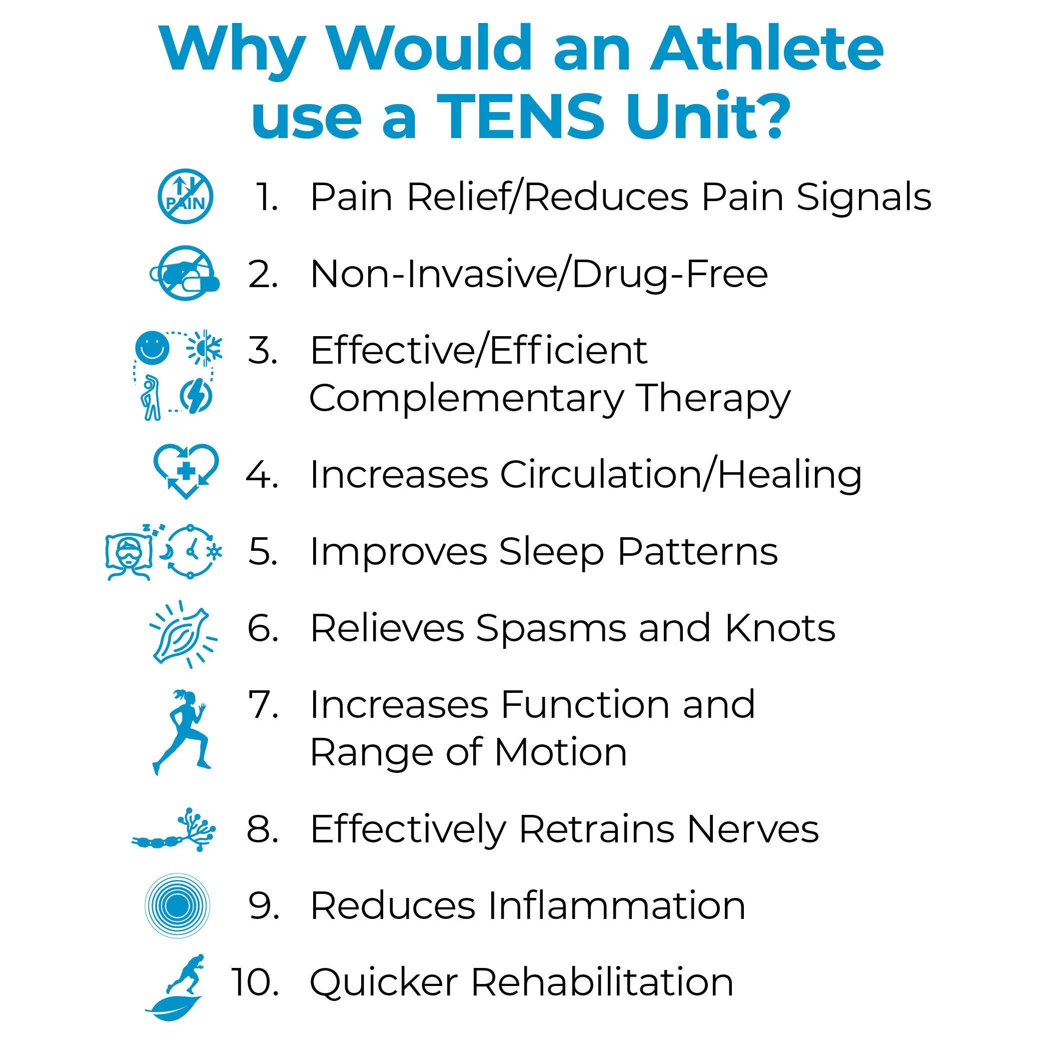 TENS Therapy for Sports Injuries: How Athletes Speed Up Recovery Time –  LOOKEETech