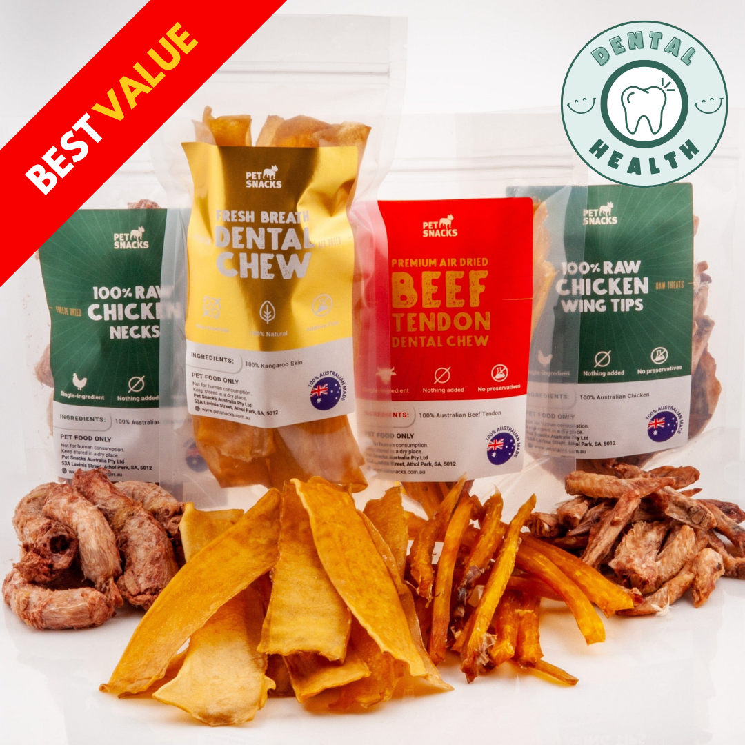 Essential Health & Dental Pack Dog Treats Pet Snacks 