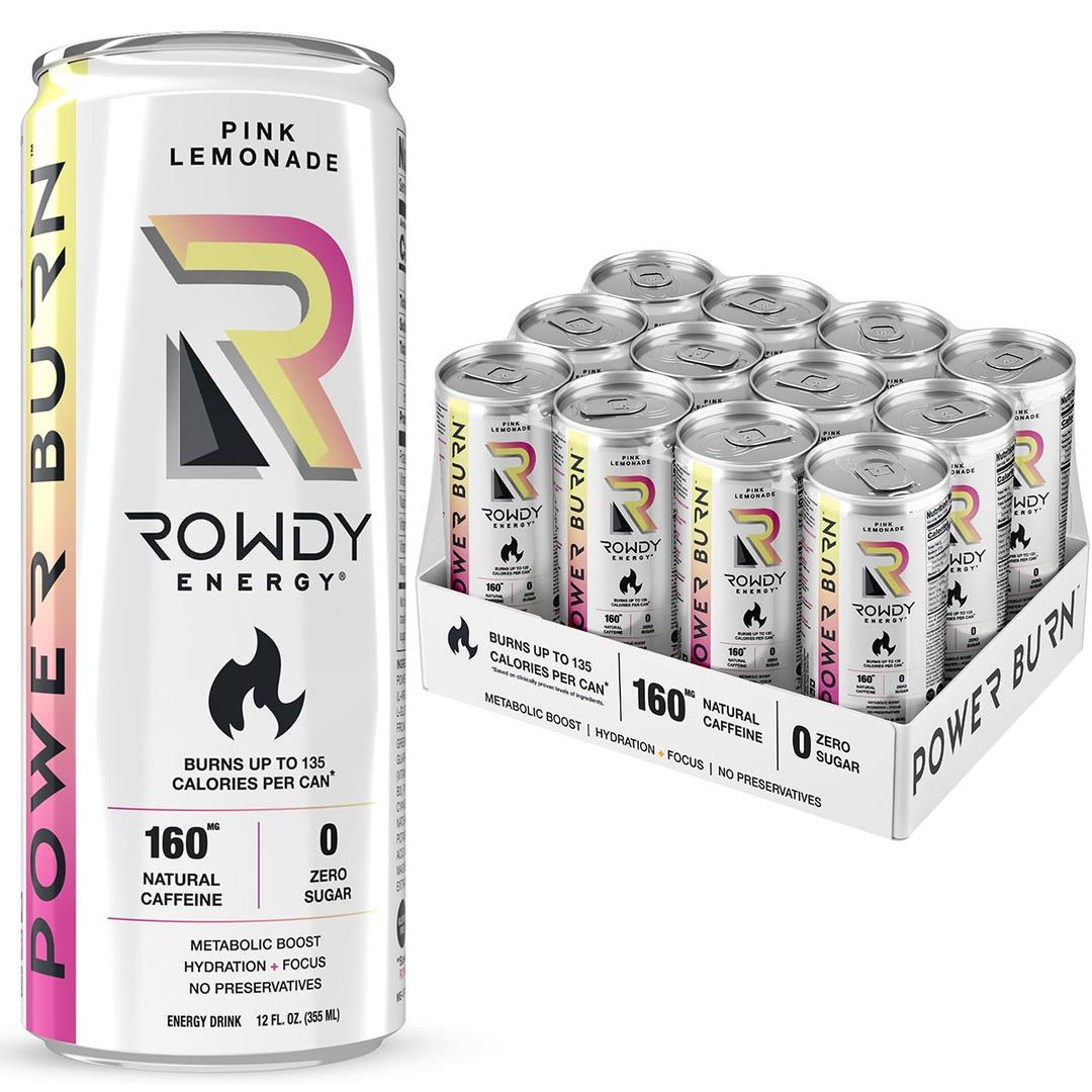 Rowdy Energy Power Burn Fitness Drink