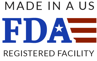 Made in a US FDA registered facility