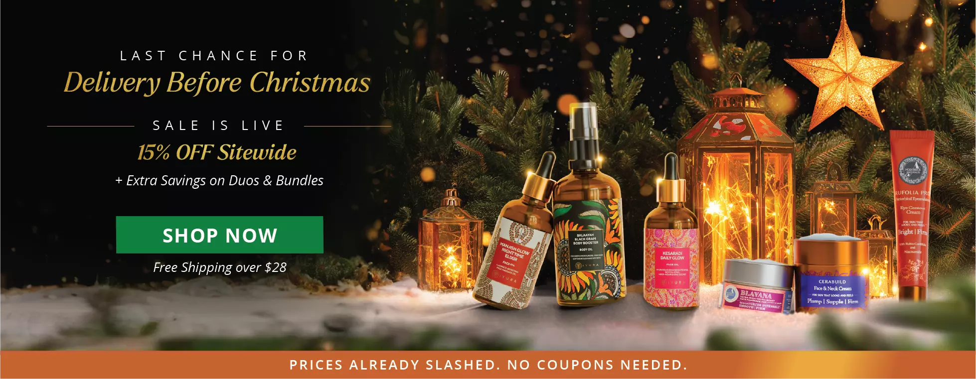 Delivery Before Christmas Sale is live. 15% off sitewide. Shop NOW!