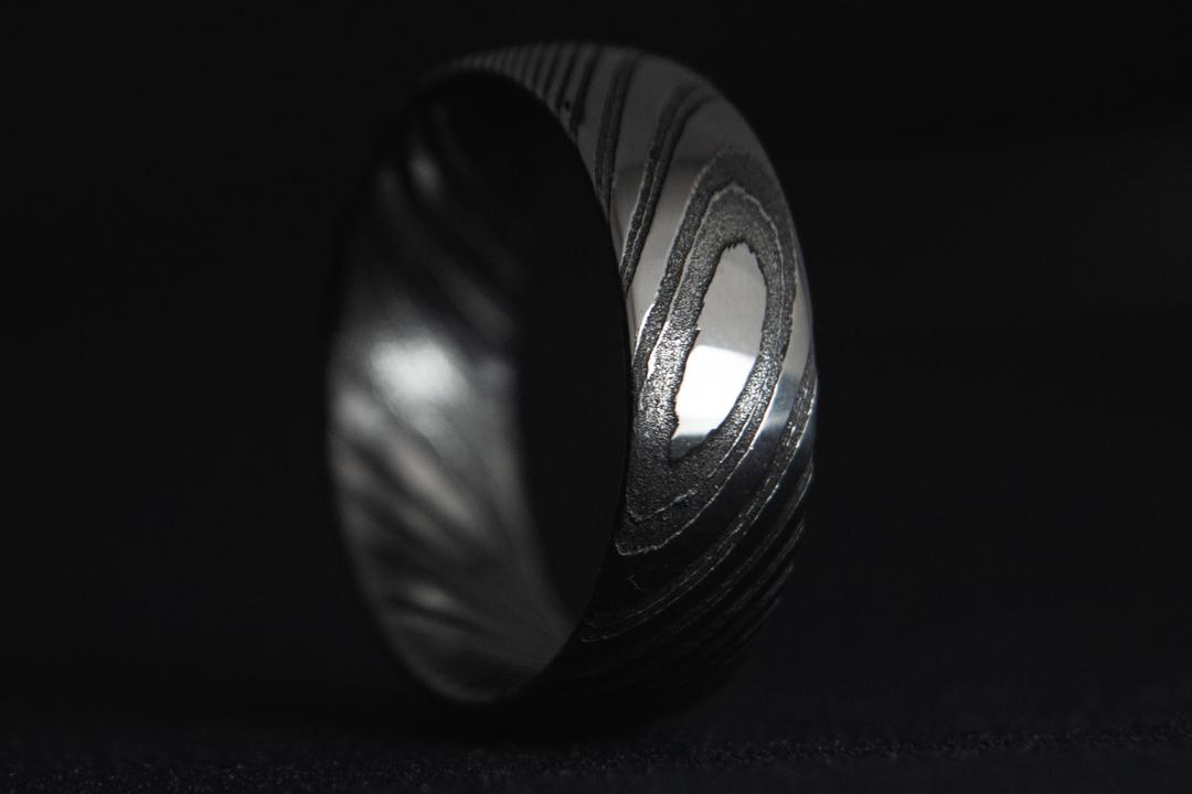 Mokume Gane Jewelry and Damascus Steel Jewelry are crafted similarly, but each have their own unique look