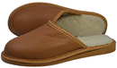 Isabella - Women's leather mule slippers - Reindeer Leather