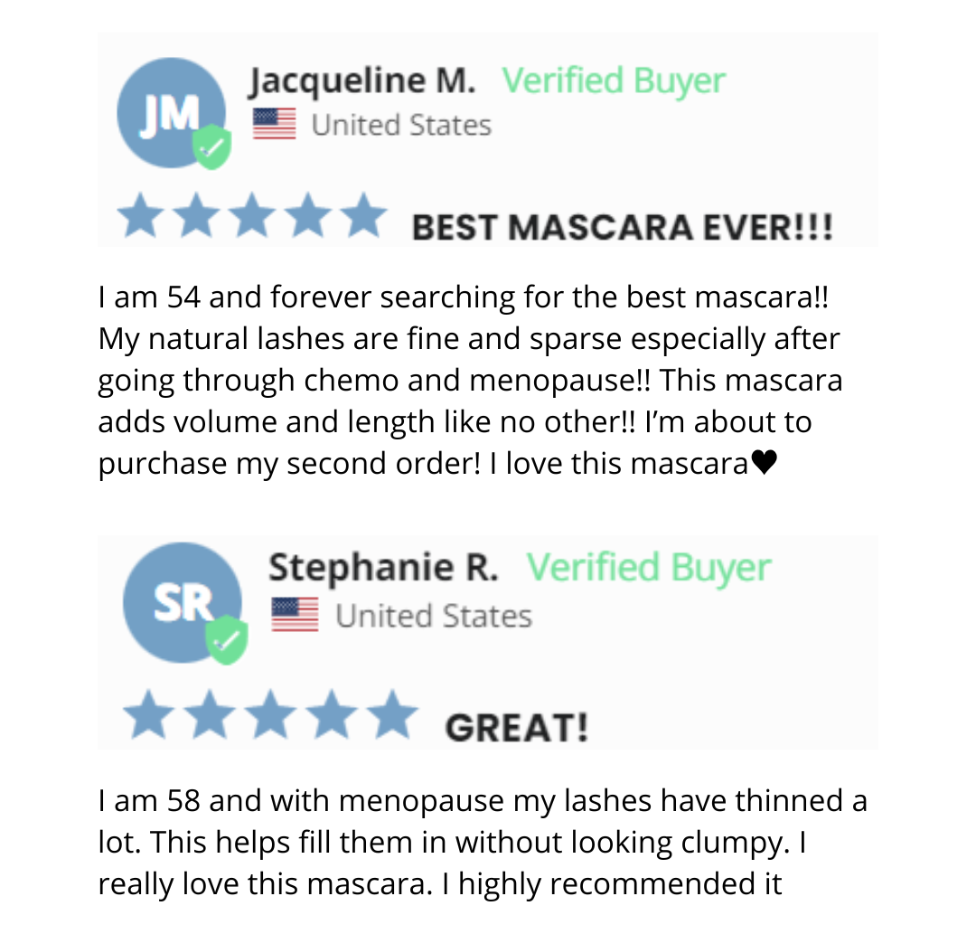 PrimeLash Mascara for Women Going Through Menopause