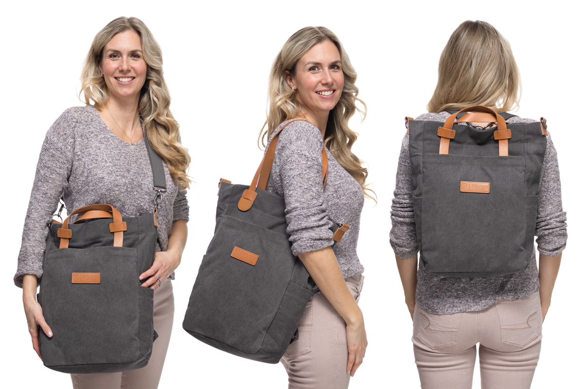 Converta Tote backpack can be worn in many was