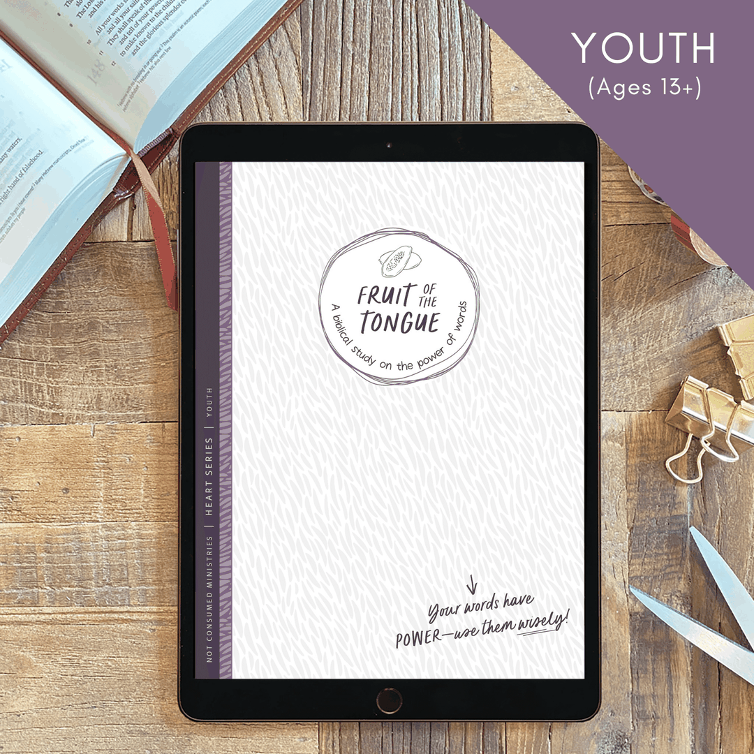 Fruit of the Tongue Teen bible study- Youth Level