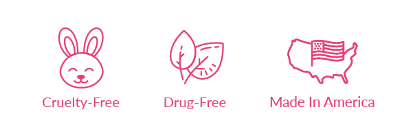 Drug-Free, Cruelty-Free, Made In America