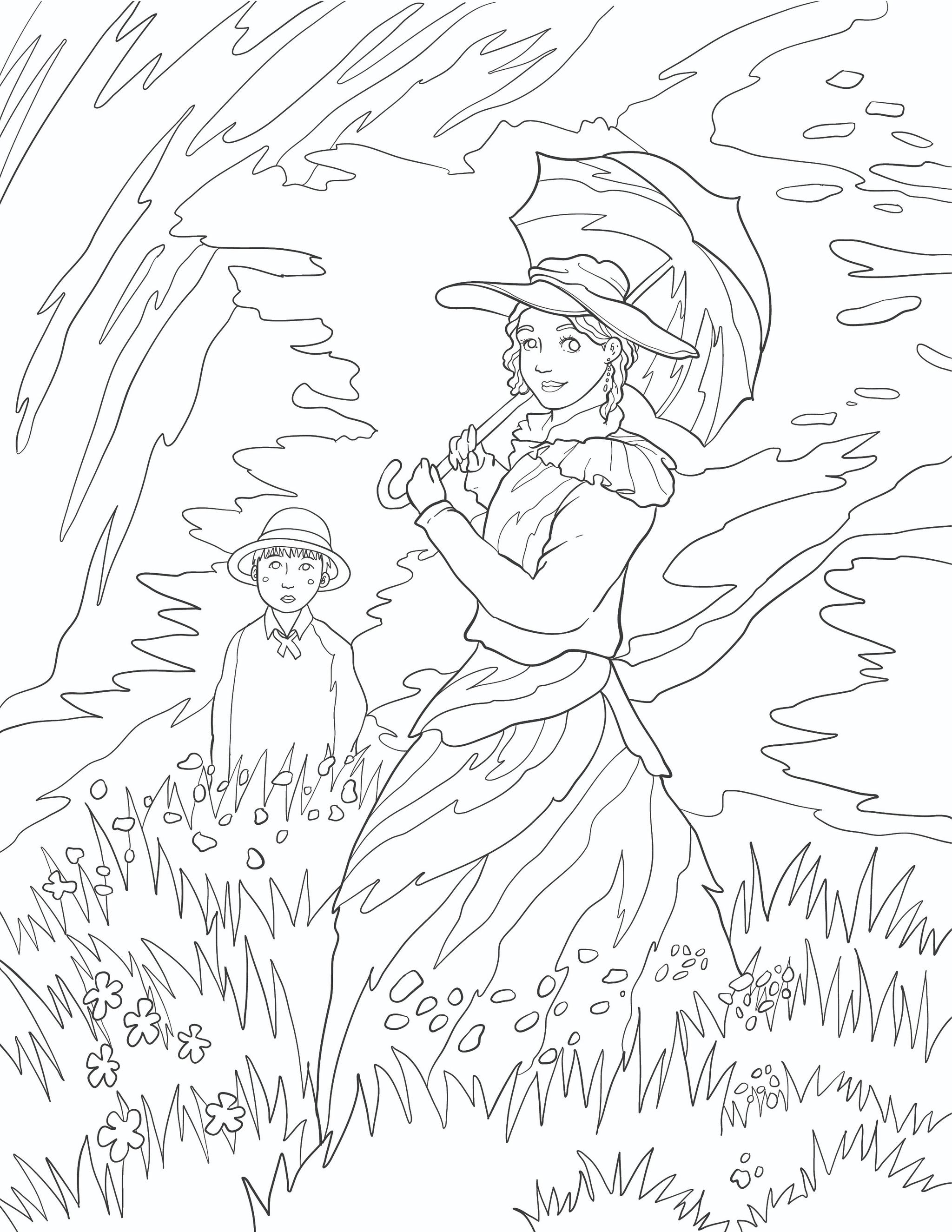 Woman with a Parasol