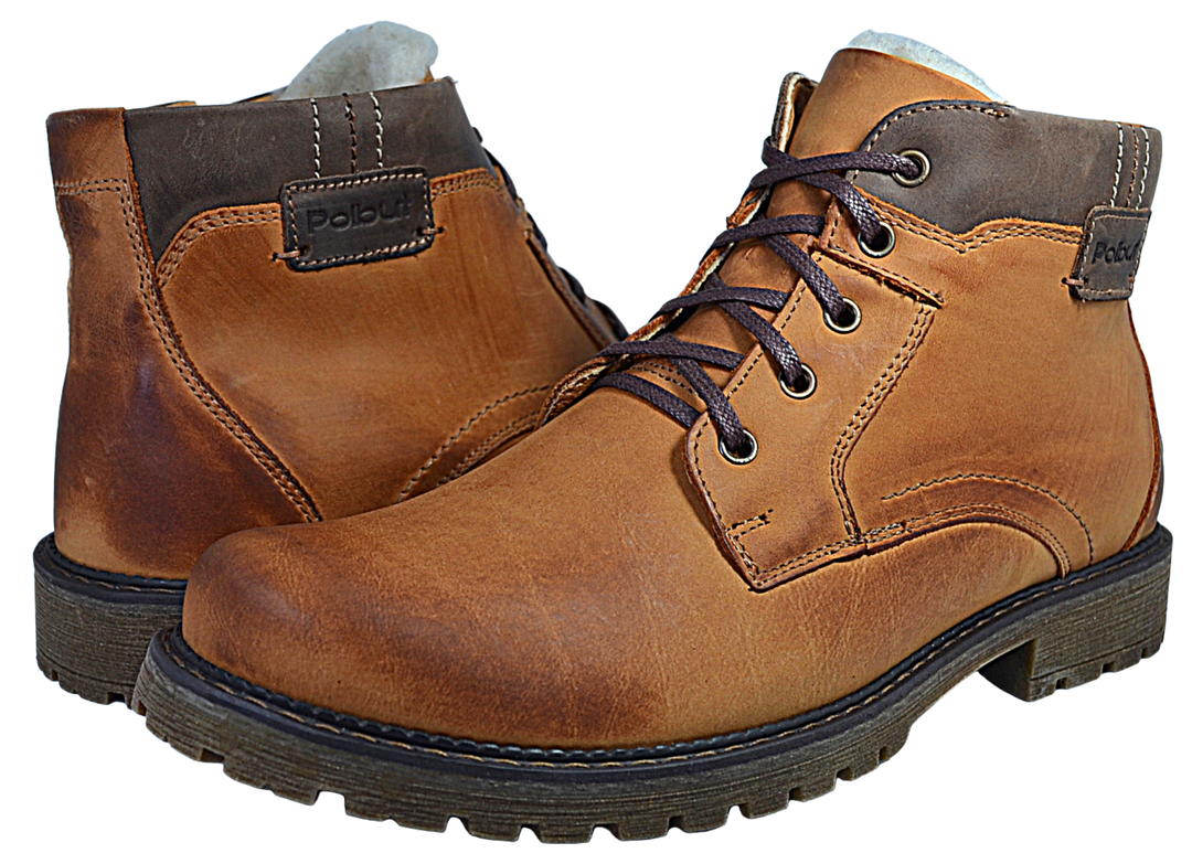 Jack - Mens warm leather ankle boots - Reindeer Leather