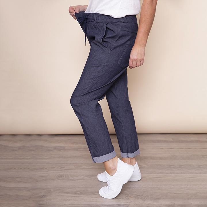 Drawstring Cotton Trouser
