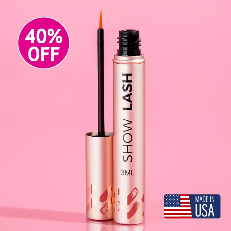 show lash eyelash serum, LeVaye' Cosmetics, eyelash growth serum