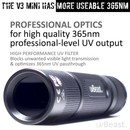 uvBeast V3 365 MINI filter optics