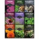 Medicinal Tea Collection - 9 packets of medicinal herb seeds