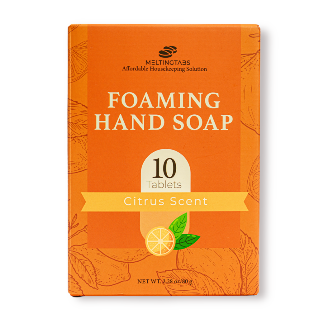 Foaming Hand Soap Refill - 10 Tablets Citrus Scent