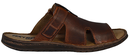 Mateos - Mens leather summer slides - Reindeer Leather