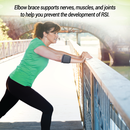 Elbow brace support nerves muscles and joints to help you prevent the development of RSI