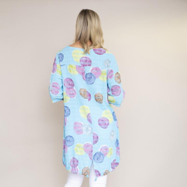 Grace Bubble Top (Blue)