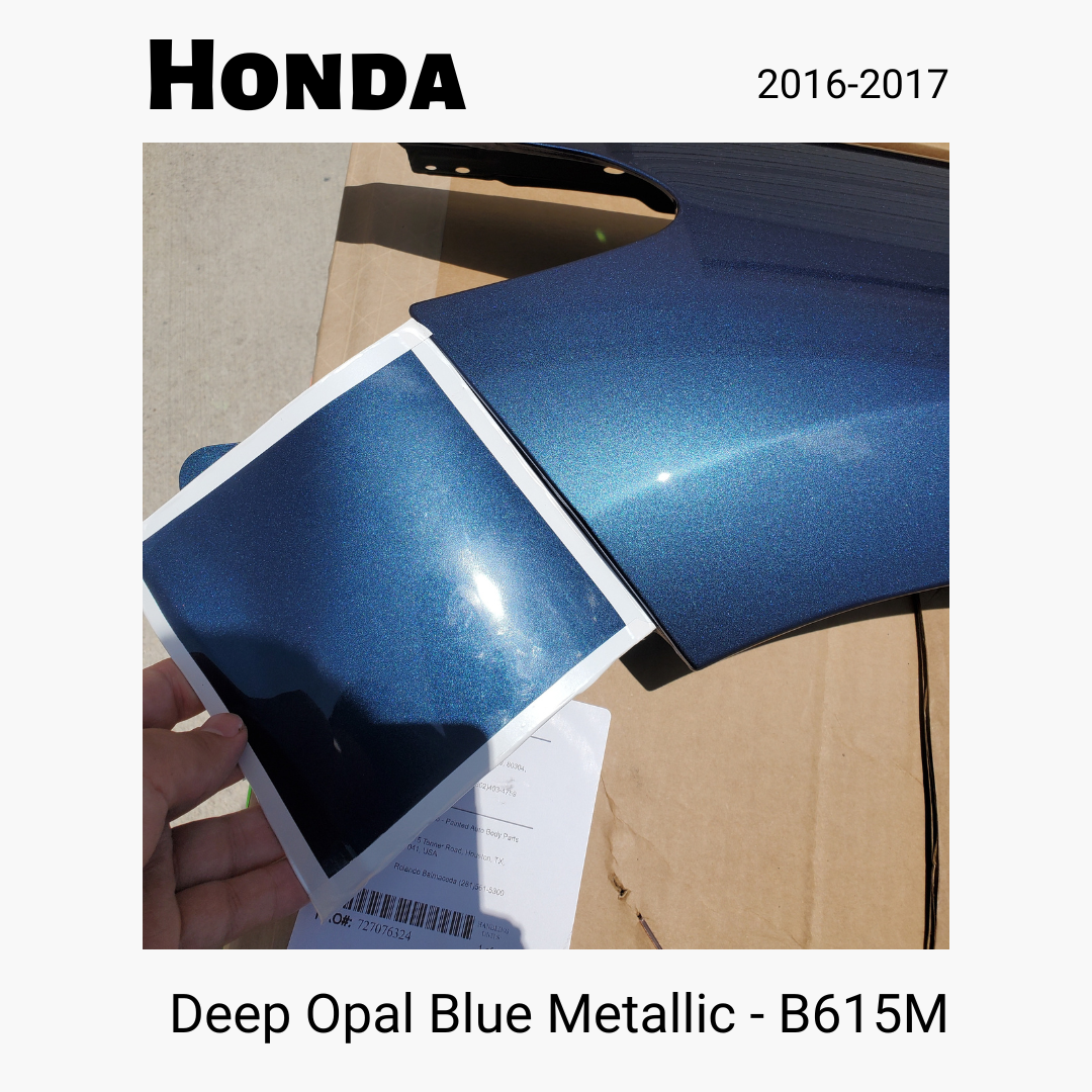 Honda Deep Opal Blue Metallic (Paint Code B615M) - ReveMoto Custom Paint Match