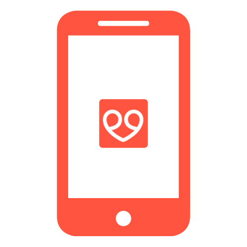 Icon for uploading via app or text message