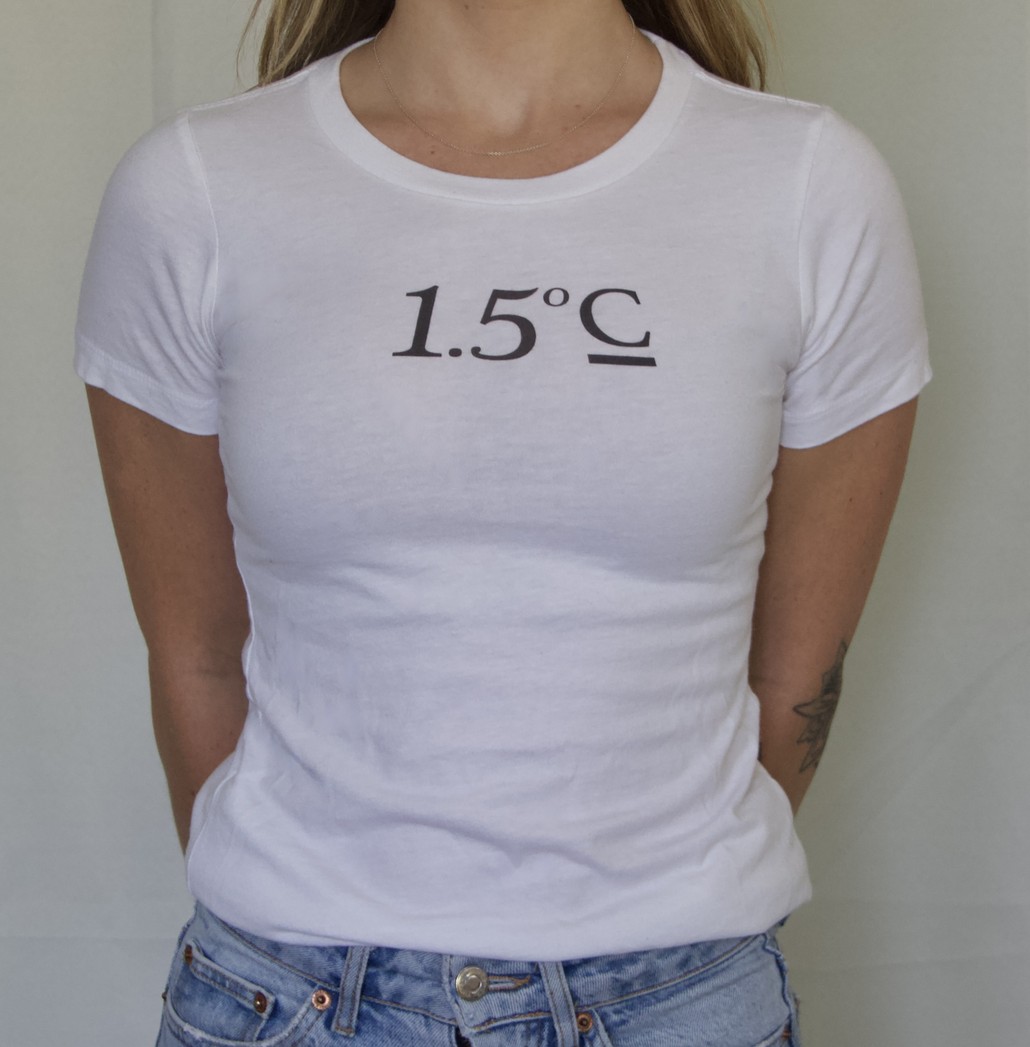 1.5ºC Earth Focus Tshirt Involvd Social Advocacy Clothing Brand
