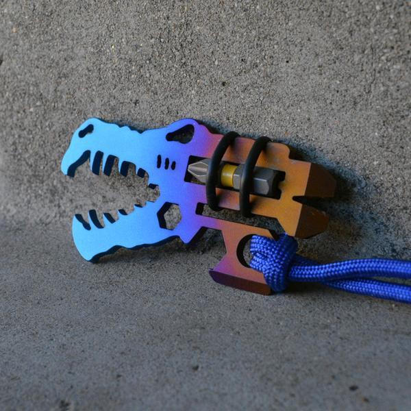 Titanium everyday carry Jurassic Croc multi tool