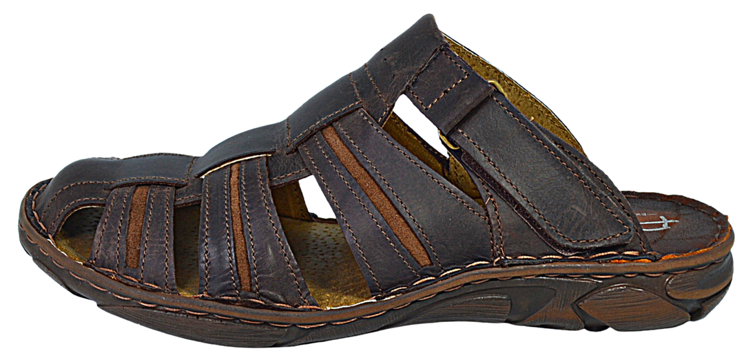 Fado - Mens jesus leather sandals - Reindeer leather
