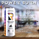Rowdy Energy Power Burn Fitness Energy Drink