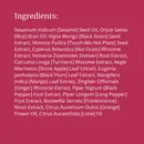 YAUVARI AMPLIFIED YOUTH SPRING - All Ingredients