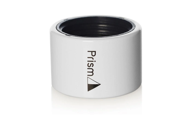 an image of a white prism halo connector